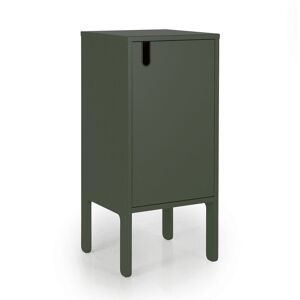 Tenzo Petit meuble de rangement en bois H89cm vert kaki