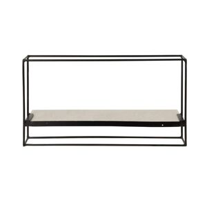 Calicosy Etagere Murale 1 niveau en marbre blanc - L 65cm