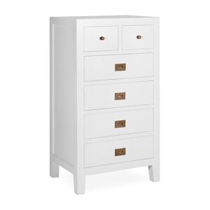 MOYCOR Commode en bois blanc H 110 cm  