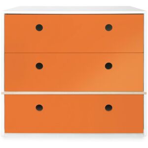 Wookids Commode orange Orange 100x91x60cm