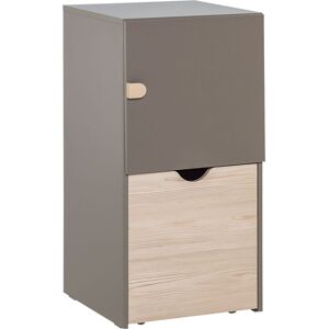 Calicosy Commode colonne sur roulettes avec cube amovible