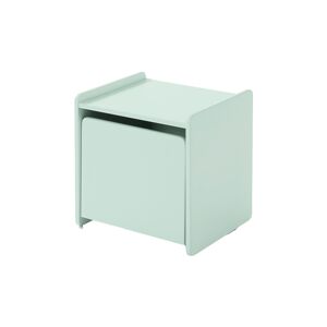 Vipack Table de chevet 1 porte vert menthe