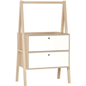 Vox Commode 2 tiroirs blanc