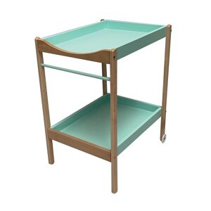 Combelle Table a langer bicolore vert menthe - 72x90x55 cm Vert 0x0cm