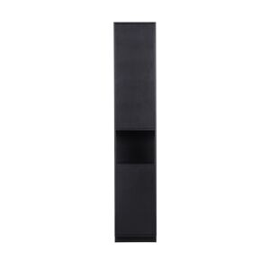 Colonne de rangement en bois massif de pin L40cm noir