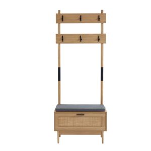 Baita Vestiaire d'entree cannage rotin h185cm