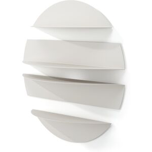 Umbra Etagère murale blanc diam 76cm Blanc 76x76x19cm