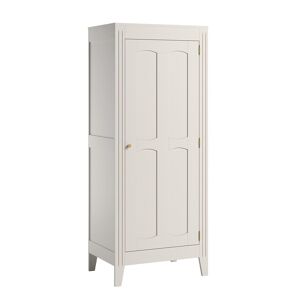 Calicosy Armoire 1 Porte avec Étageres et Penderie L80.5 x H196.8 cm