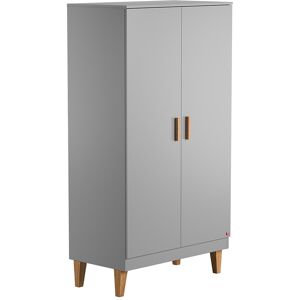 Calicosy Armoire 2 Portes avec 2 Étagères et 1 Penderie L100 x H186 cm - Publicité