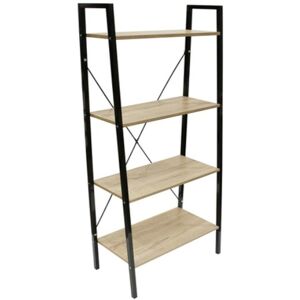 The Home Deco Factory Etagere industrielle bois et metal alphonse noir