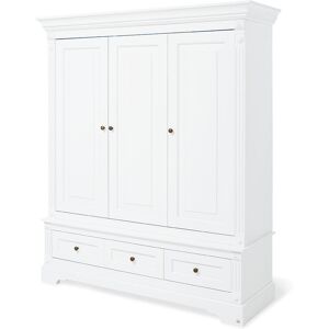 Pinolino Armoire enfant 3 portes blanc