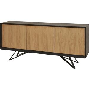 Vivabita Buffet/bahut 200 cm style scandinave placage chene massif