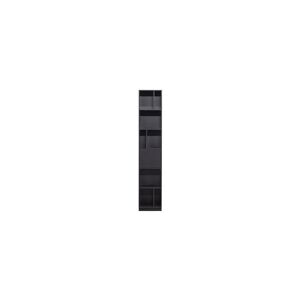 WOOOD Etagere colonne en bois noir certifie FSC Noir 40x210x40cm