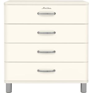 Meubles & Design Commode style retro 4 tiroirs 86cm beige