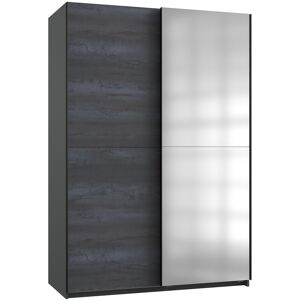 Calicosy Armoire 2 portes coulissantes dont 1 miroir - L135 cm - Publicité