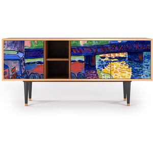 Storyz Meuble TV multicolore 3 tiroirs L 150 cm Multicolore 41x69x150cm