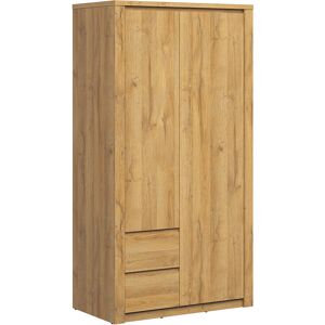 Petits meubles Armoire 2 portes 2 tiroir naturel