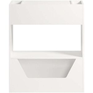 SoBuy Étagère de rangement pour enfants effet bois blanc Blanc 66x80x32cm