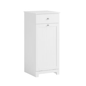 SoBuy Meuble bas de rangement effet bois blanc