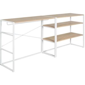 Mob In Lot de 2 portants vetements sous combles metal blanc modulables