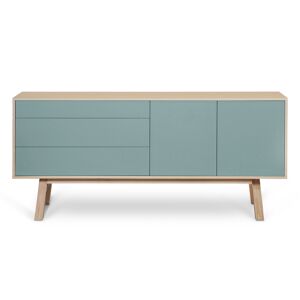 MON PETIT MEUBLE FRANCAIS Buffet en frêne 2 portes+3 tiroirs 180 cm, hauteur 94 cm