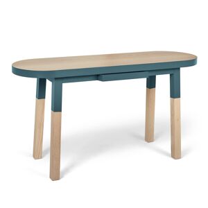 MON PETIT MEUBLE FRANCAIS Console ovale 140 cm, 100% frêne massif