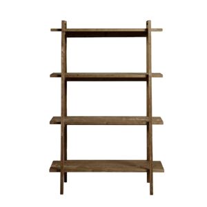 Hannun Bibliotheque en bois d epicea couleur marron vieilli