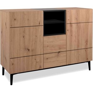 Terre de Nuit Commode 1 niche 3 portes bois clair