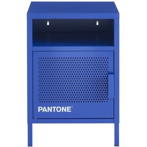 Drawer Table de chevet 1 porte en metal PANTONE bleu klein