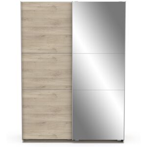 Calicosy Armoire 2 portes coulissantes et miroir - L148 cm - Publicité