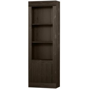 Armoire 1 porte en pin cèdre Marron 37x230x78cm