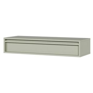 Console suspendue avec tiroir vert sauge 90x34 cm Vert 34x17x90cm