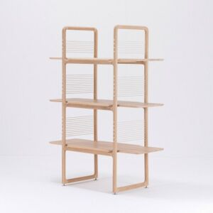 Etagère Muse chêne 140 cm - Gazzda - Publicité