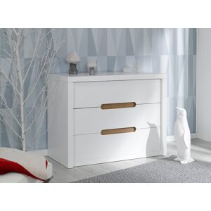 Nateo Concept Commode 3 tiroirs ANGEL - Blanc