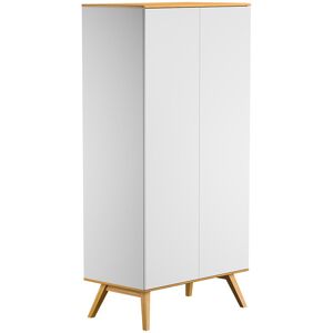 Nateo Concept Armoire 2 portes NATURE - Blanc/Chêne - Publicité