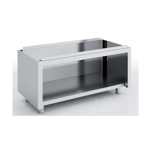 ERATOS Meuble Neutre Soubassement Sans Porte Aisi-304 18/10 Prof.700 - Sans Dessus - 1600X700X600 MNAB70-160