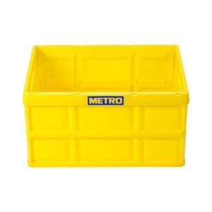 Metro Professional Box pliant, polypropylène, 58,5 x 39 x 32,5 cm, 62 l, jaune
