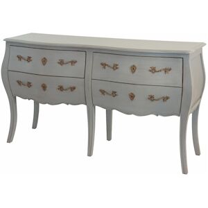 Commode double Murano Taupe -  Gris Rectangle Bois Amadeus 140x40 cm - Publicité