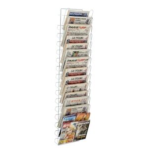 Edimeta Presentoir mural journaux Presam® 15 cases