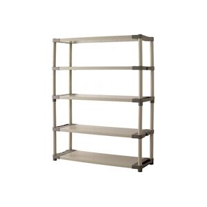 Grosfillex Etagère résine alimentaire, 350 kg, fixation murale, -20°c, beige