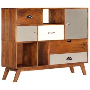 HELLOSHOP26 - Buffet bahut armoire console meuble de rangement 115 cm bois solide d'acacia 4402175 - Publicité