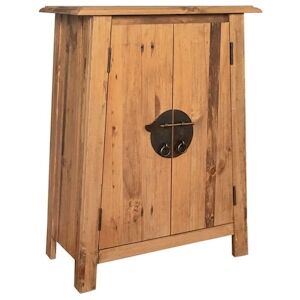 HELLOSHOP26 - Buffet bahut armoire console meuble de rangement latérale de salle de bain pin recyclé massif 80 cm marron 4402240 - Publicité