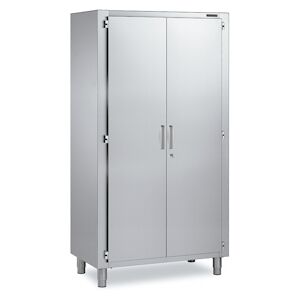 Distform armoire Inox Haute - 2 Portes Battantes 1000x600x1900 - Publicité