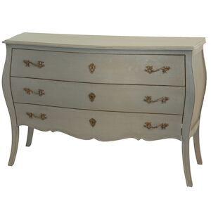 Commode 3 tiroirs Murano taupe -  Gris Autre Bois Amadeus 120x40 cm - Publicité