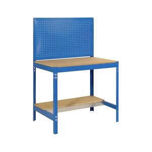 SimonRack Établi SIMONWORK BT2 couleur BLEU/BOIS 1445x1510x610 mm (haut x largeur x profondeur)