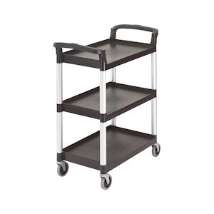 CAMBRO - BC331KD-110 - Chariot de service léger et étagères de 62 x 40 cm - 83,5 x 41 x 96,5 cm - Noir