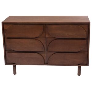 Commode 6 tiroirs Palette -  Marron Rectangle Bois Amadeus 115x45 cm - Publicité