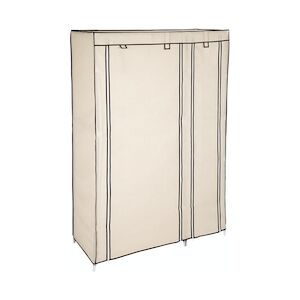 tectake Armoire Penderie en tissu 6 compartiments 107x175x45cm - beige -402529