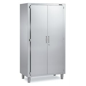 Distform armoire Inox Haute - 2 Portes Battantes 1400x600x1900 - Publicité
