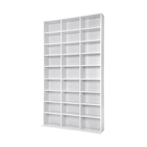 tectake Étagère bibliothèque Christel 180x102x23,5cm - blanc -401703